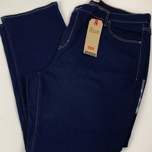 Levi’s 724 high-rise straight blue jeans